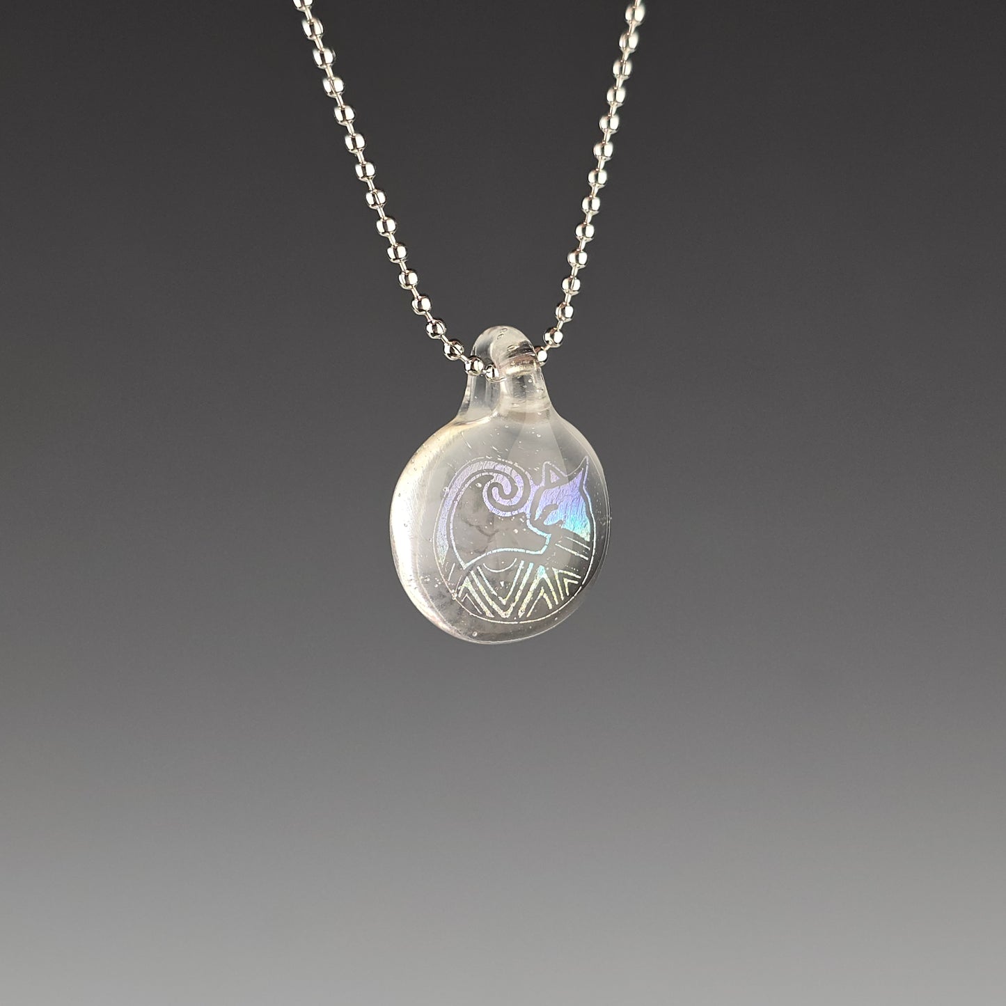 Mini Rainbow Dichro Aztec Kitty: UV Lucy