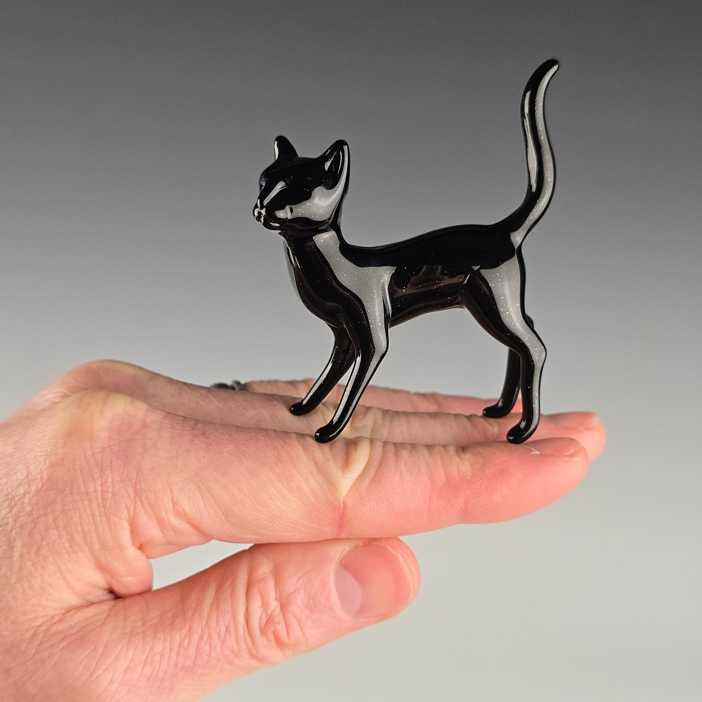 Curious Kitty Sculpture