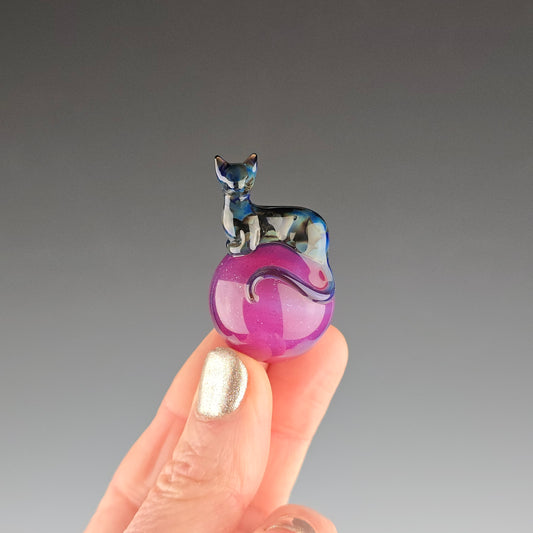 Telamagenta Stardust & Purple Sable Loaf 25mm