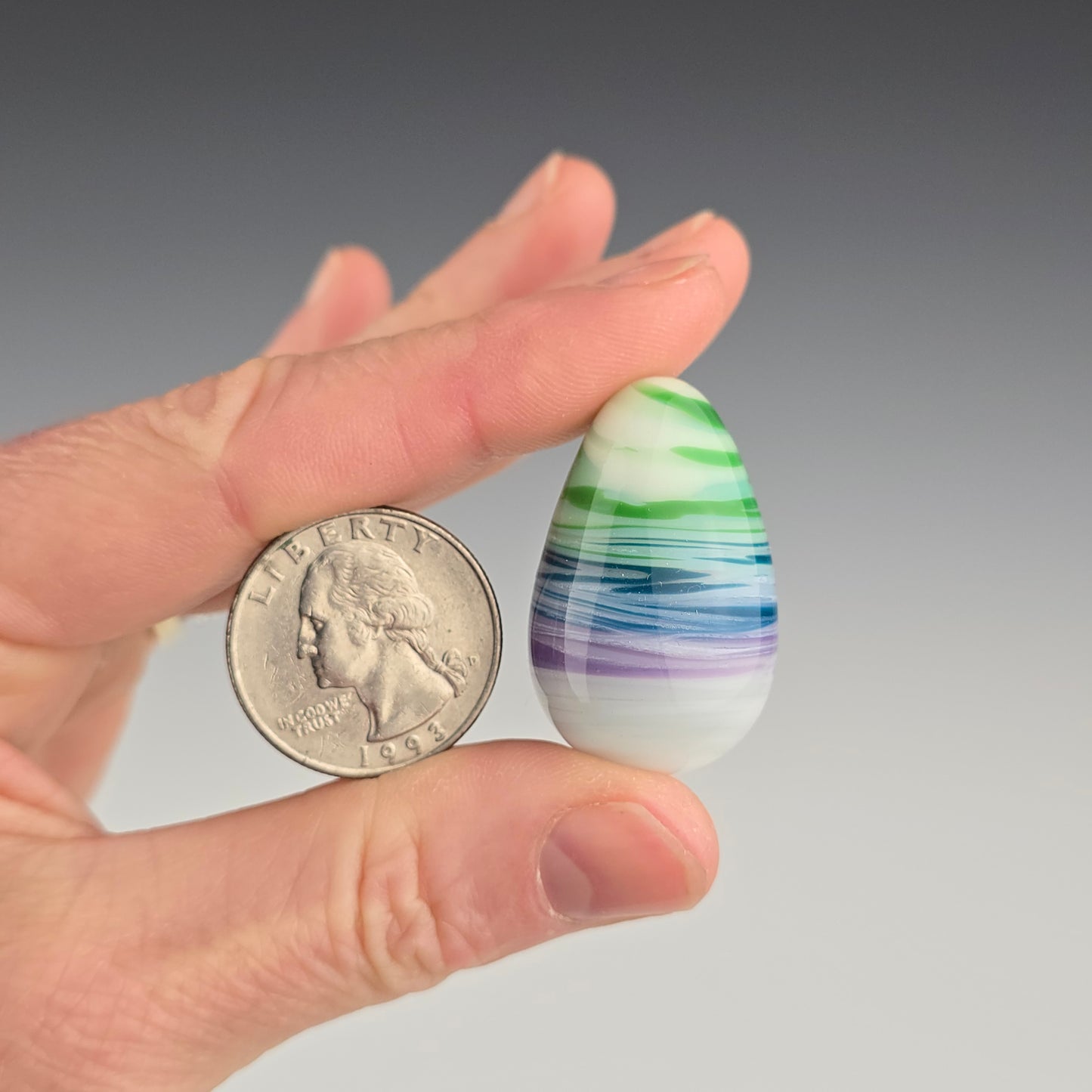 Slag Egg: Green, Blue & Purple