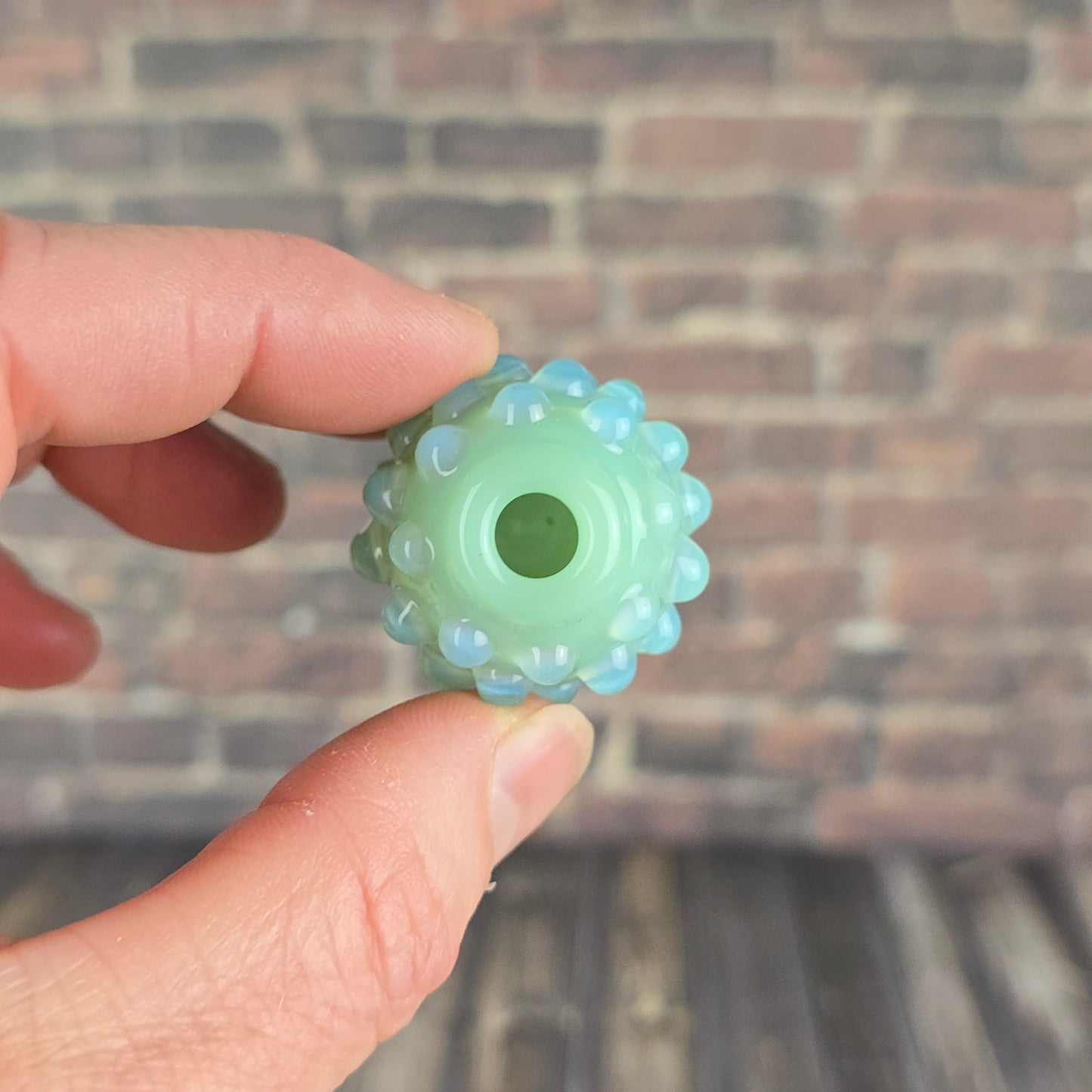 Jade Hobnail Vase
