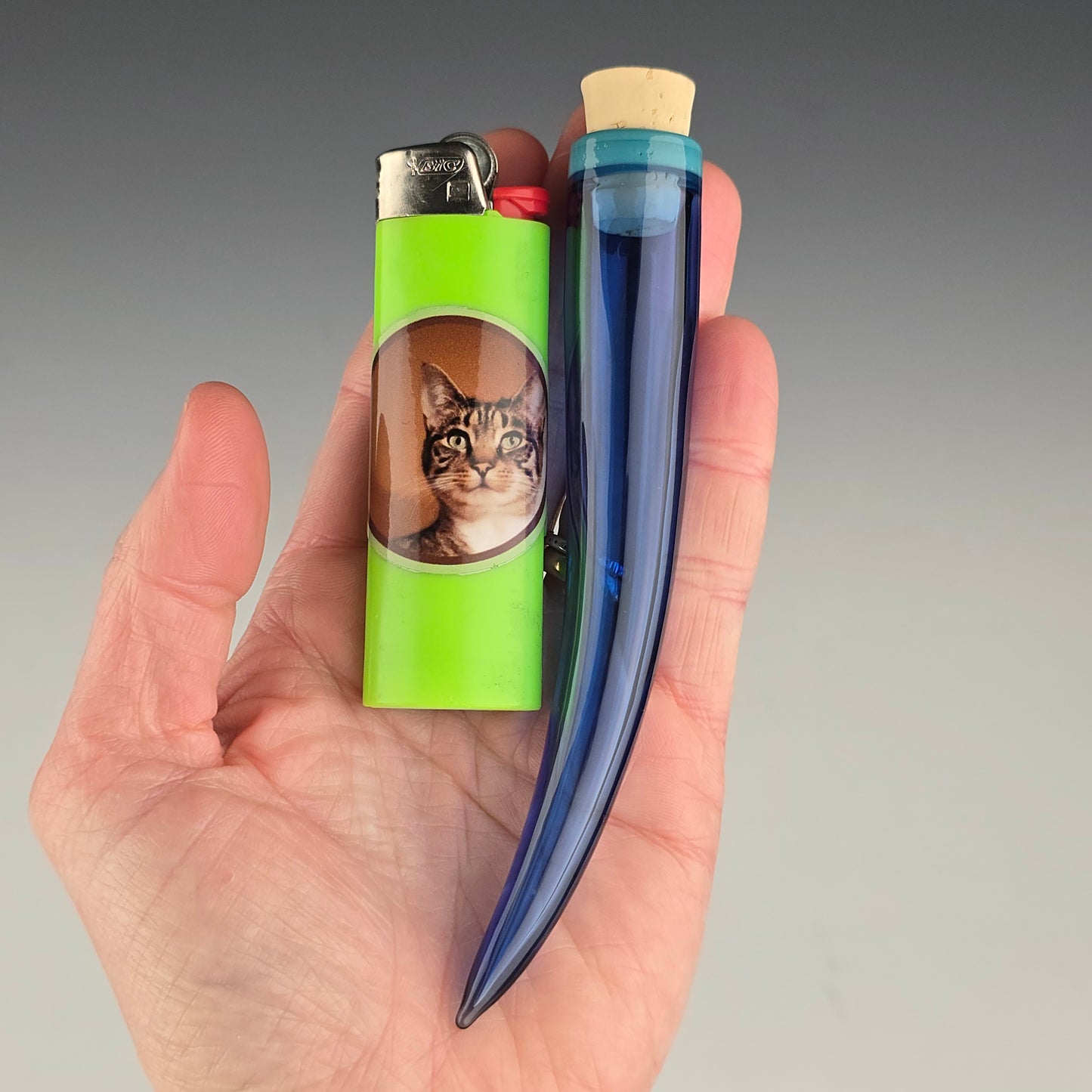 Aqua on Cobalt: 4.25"