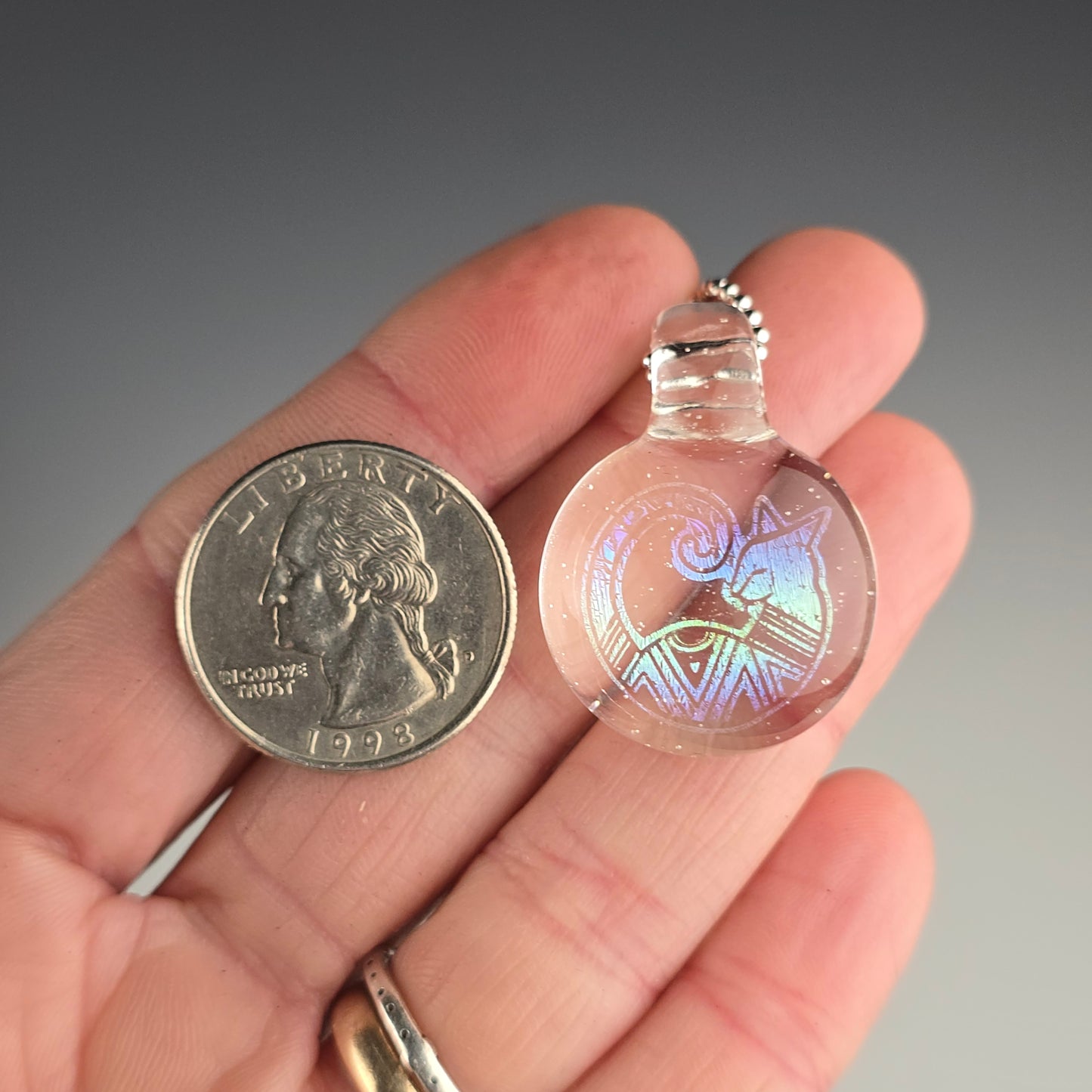 Cool Tones Fade Dichro Aztec Kitty: UV Lucy