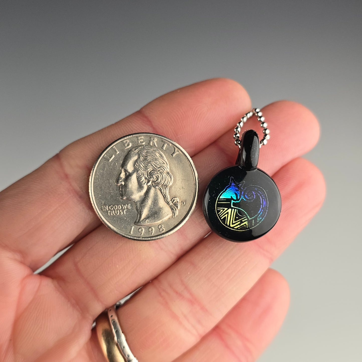 Mini Rainbow Aztec Dichro: Galaxy