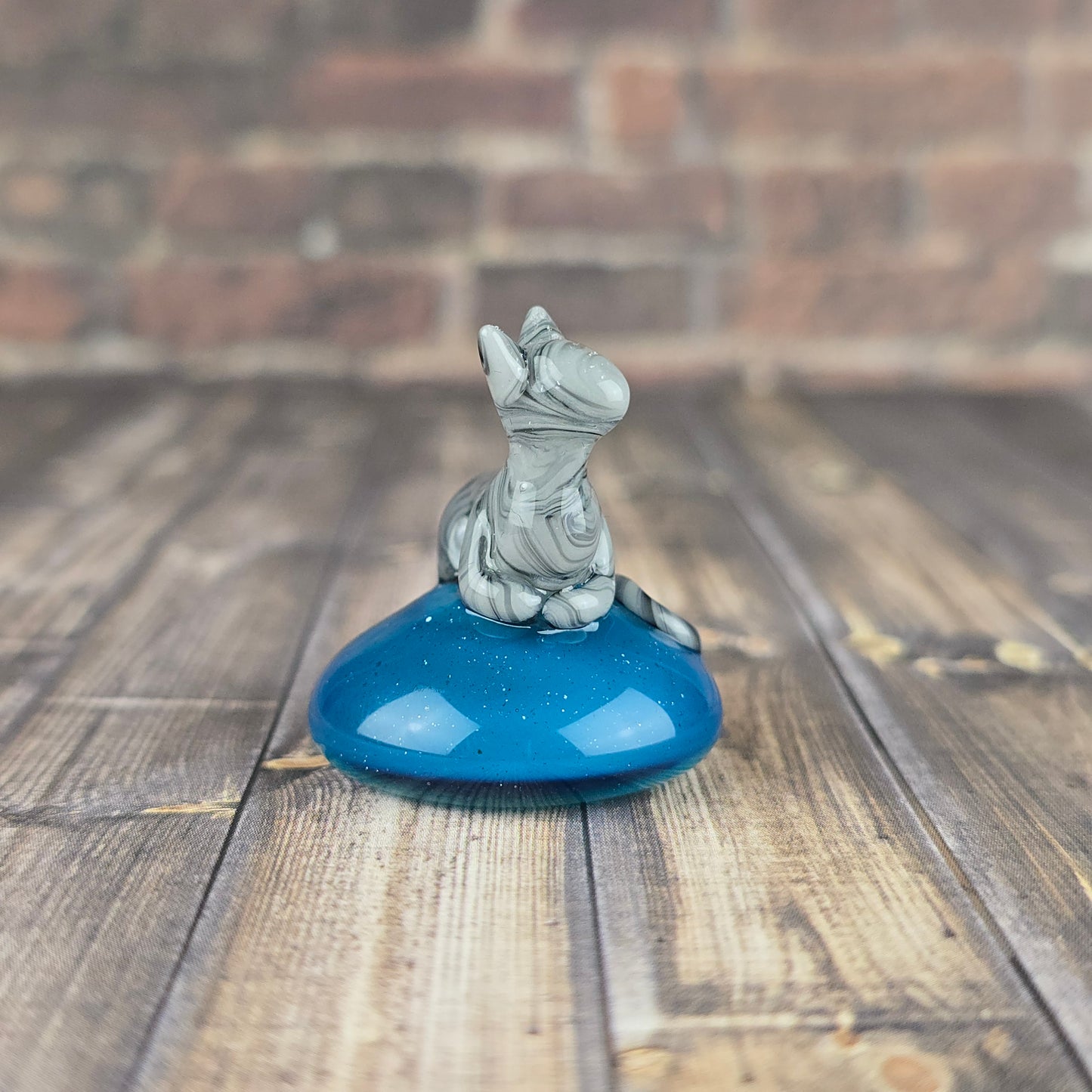 Gray Tabby Statuette