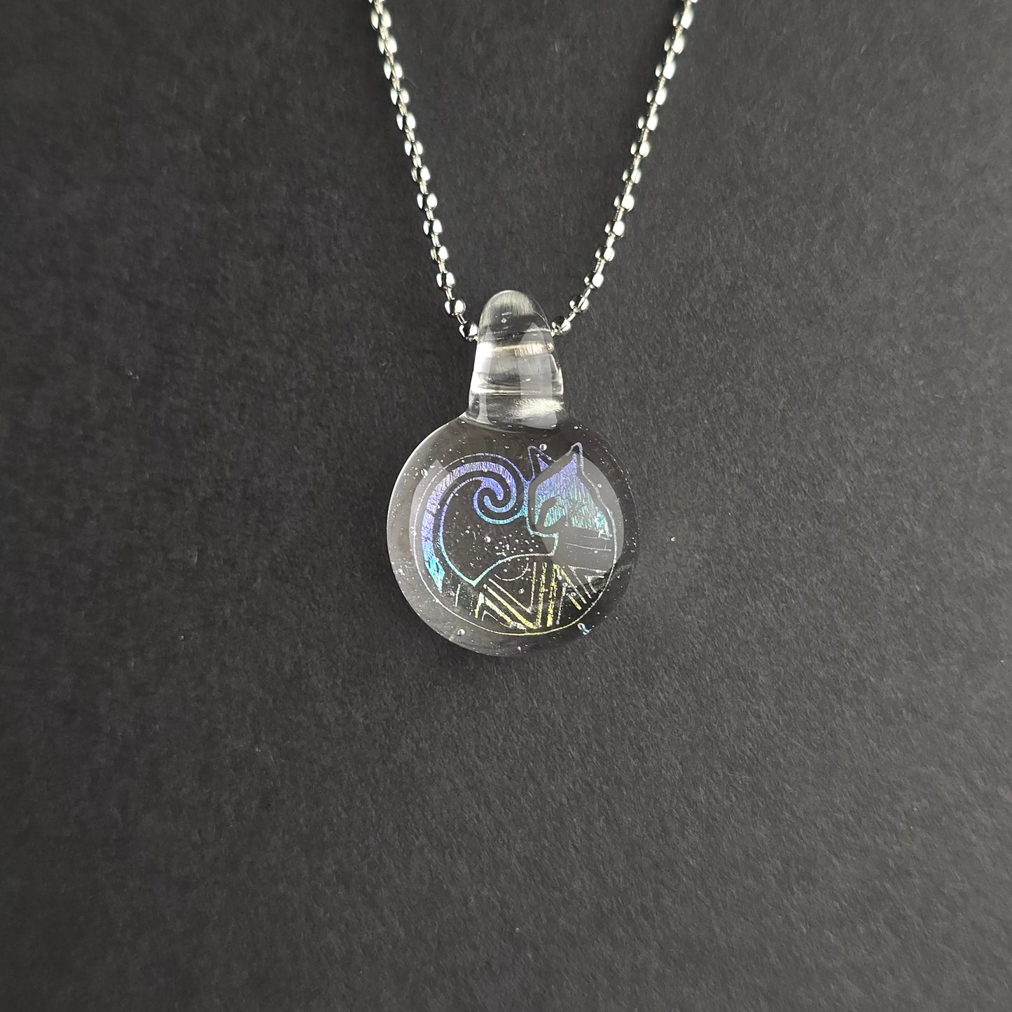 Mini Rainbow Dichro Aztec Kitty: UV Lucy