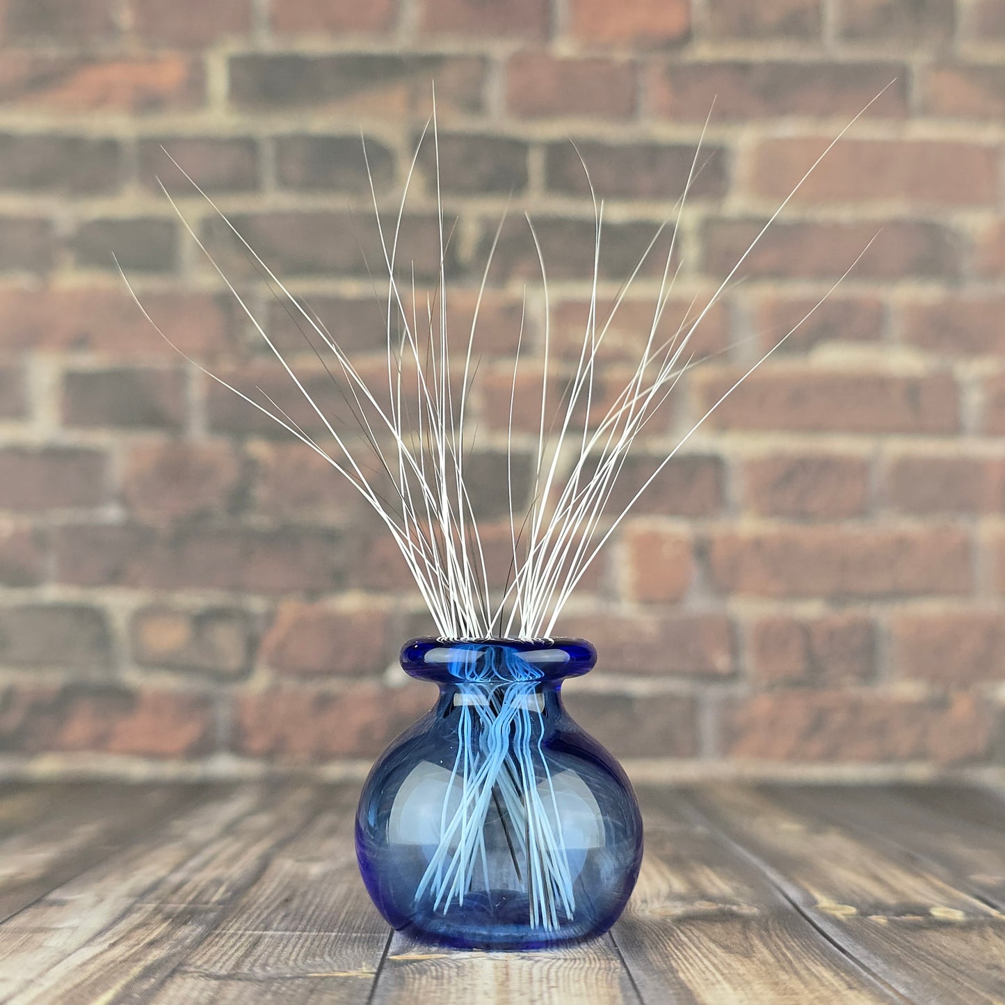 Cobalt Whisker Vase