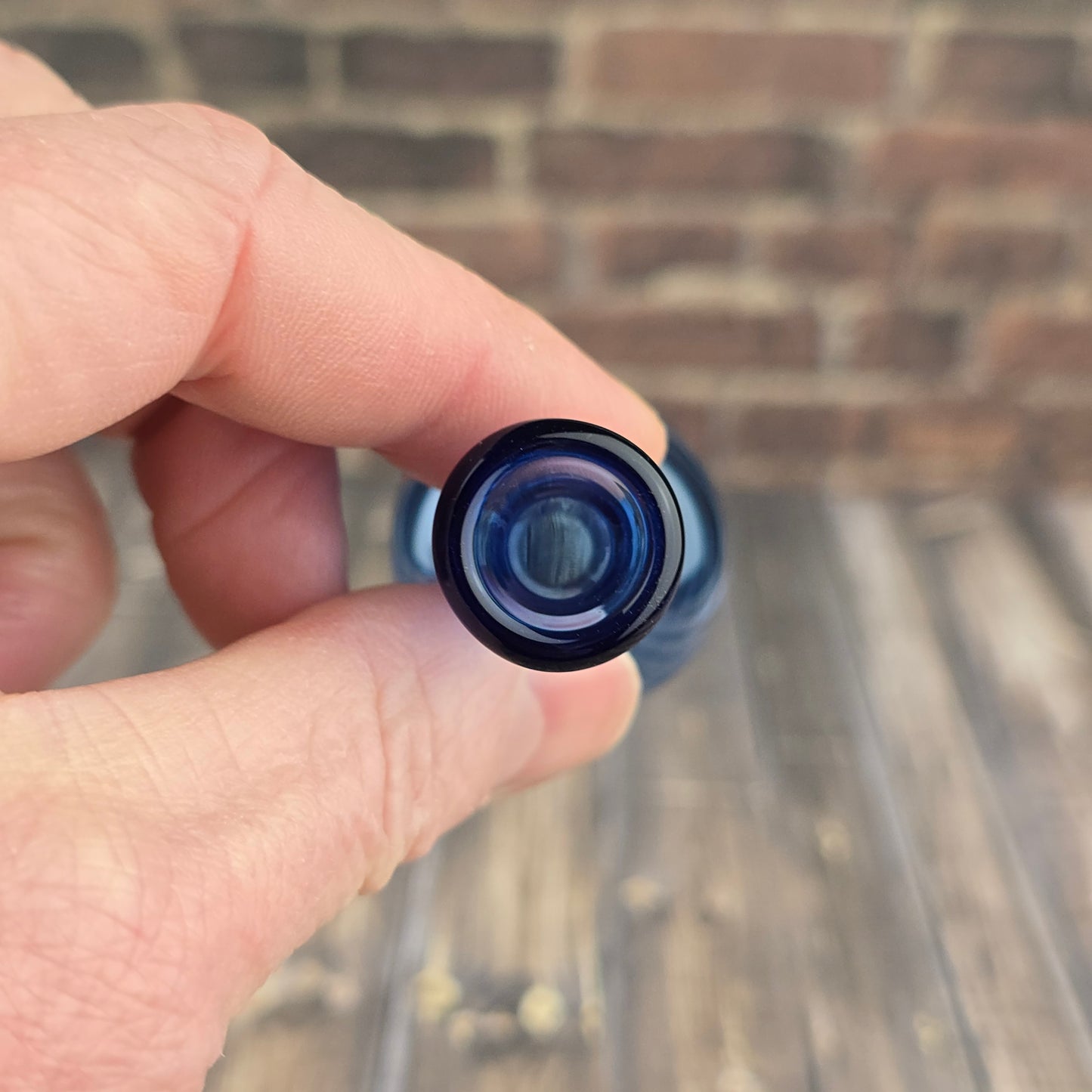 Tall Cobalt Whisker Vase #3