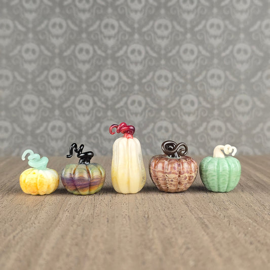 Frosted Pumpkin Trinkets: earthy/natural
