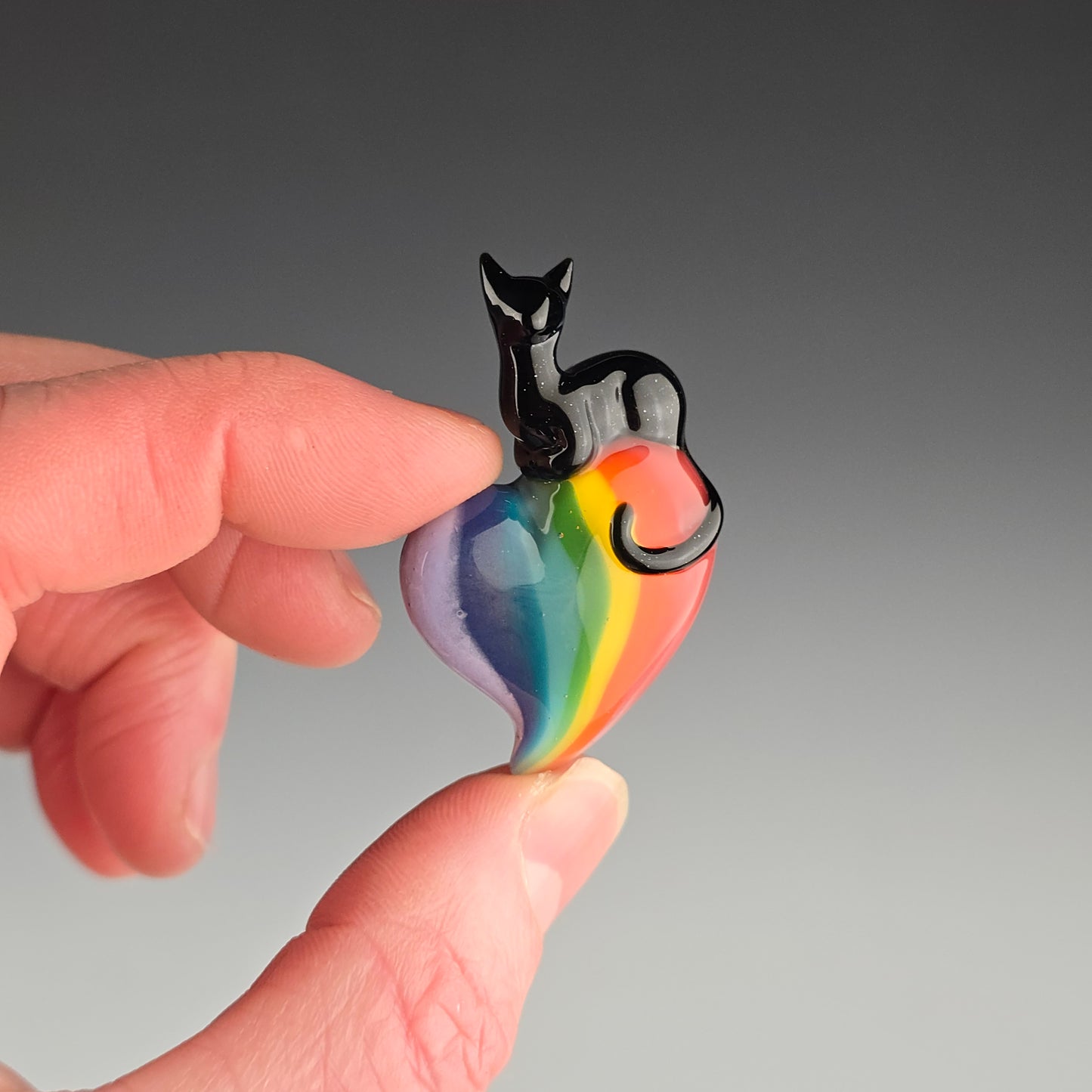 UV Rainbow Heart with Galaxy Loaf