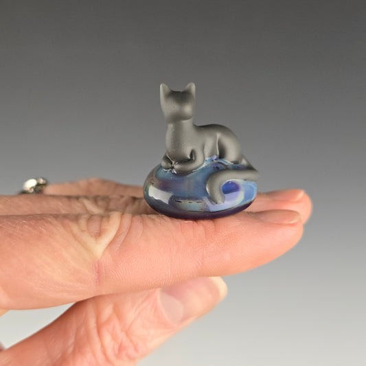 Russian Blue Statuette