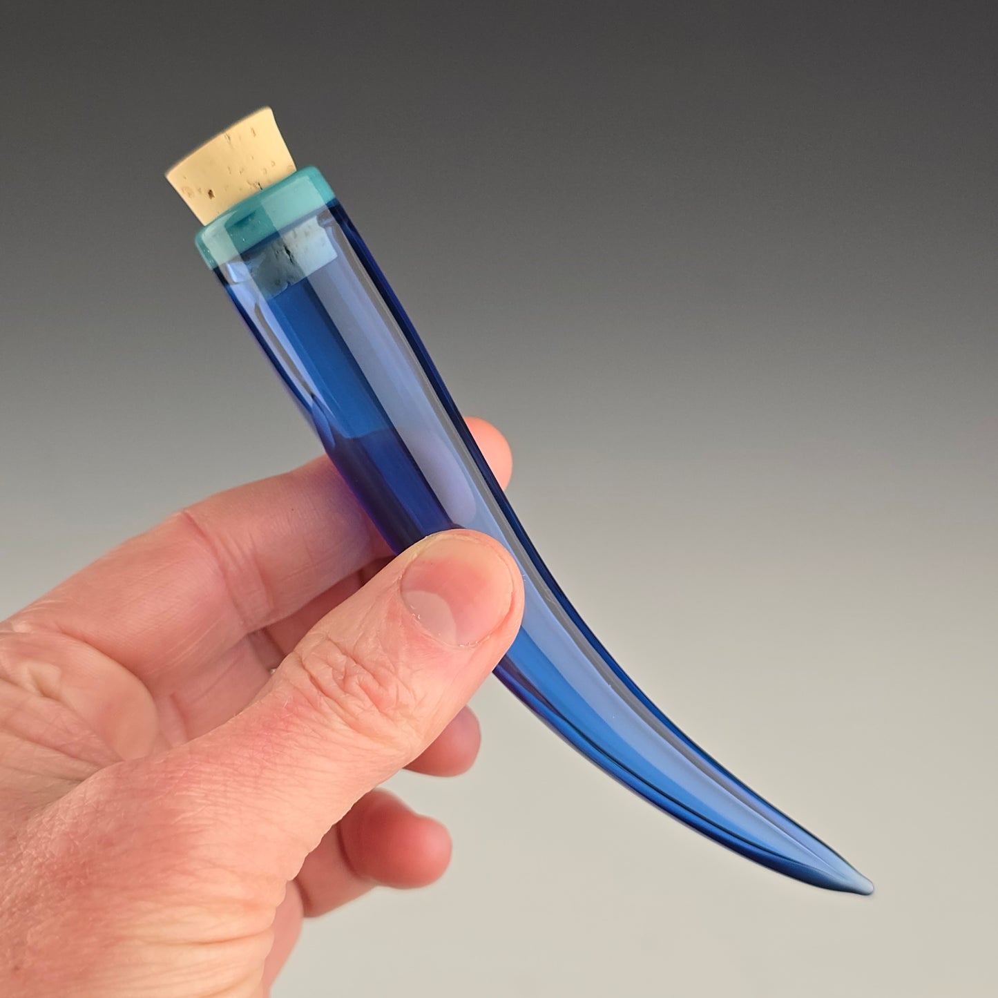 Aqua on Cobalt: 4.25"