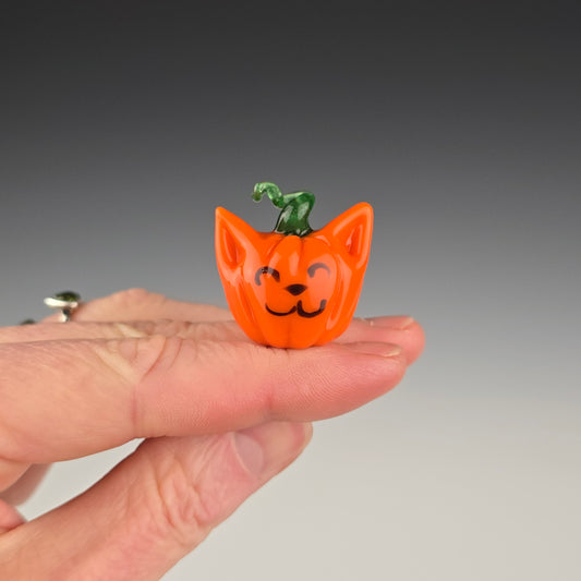 Lava Pumpkin Kitty Face #1