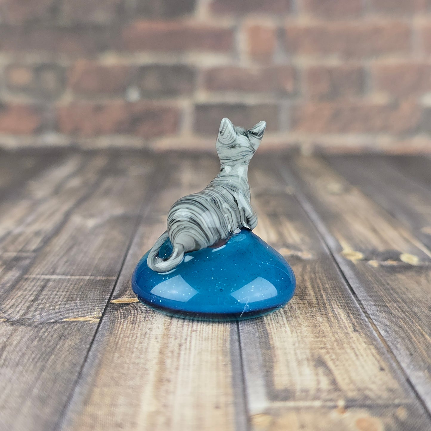 Gray Tabby Statuette
