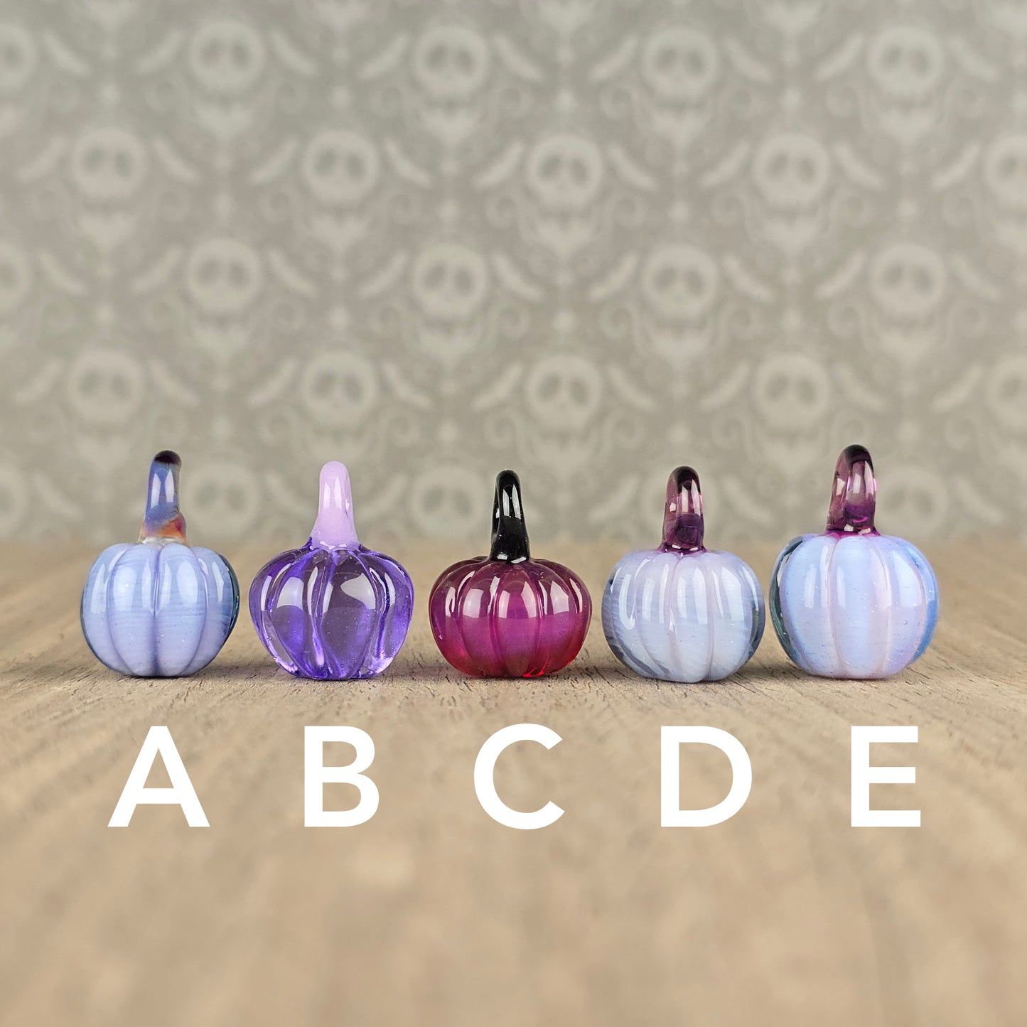 Pumpkin Pendants: Purples