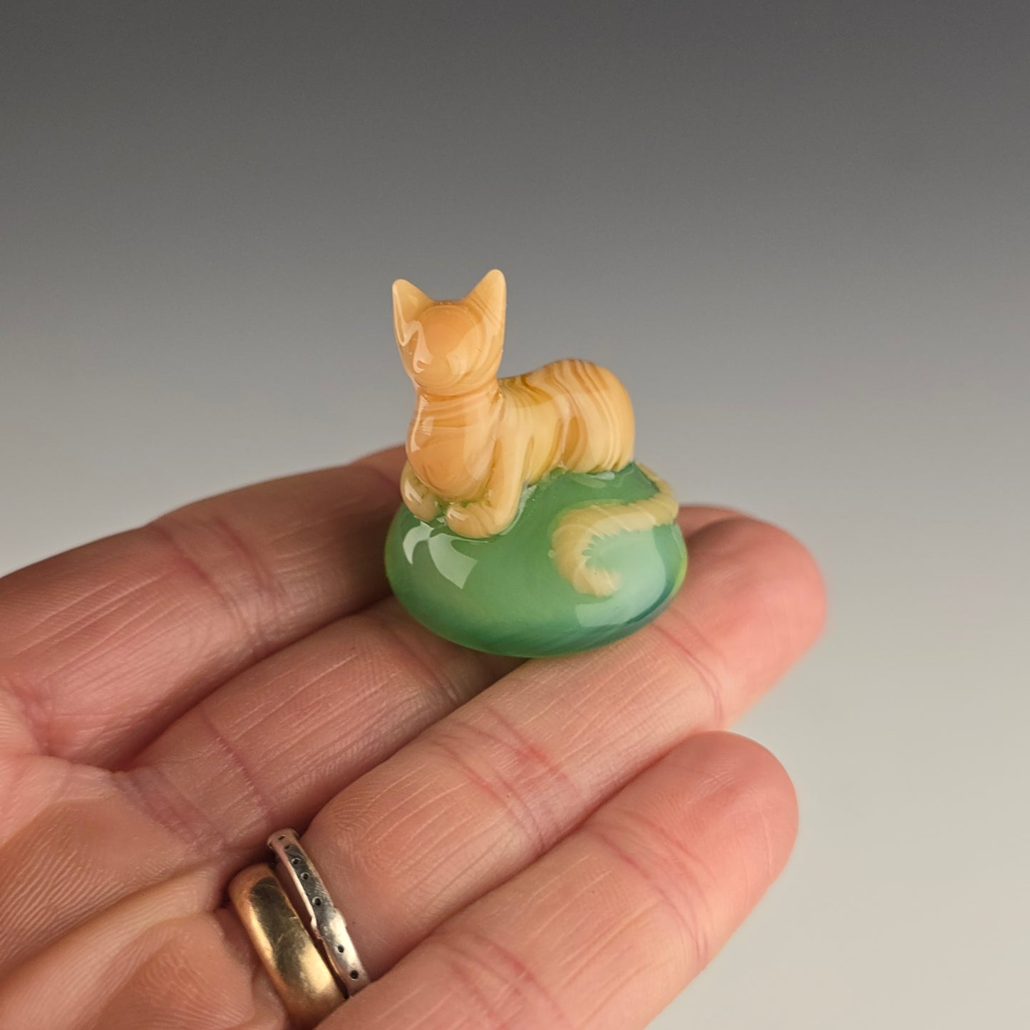 Orange Tabby Statuette