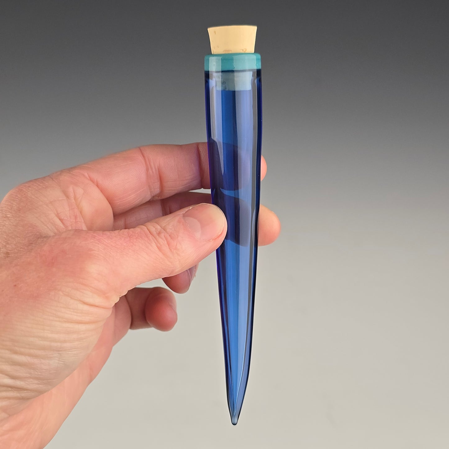 Aqua on Cobalt: 4.25"