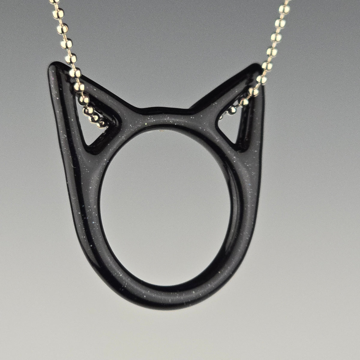 Galaxy Black Kitty Face