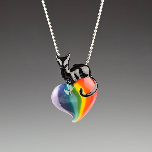 UV Rainbow Heart with Galaxy Loaf