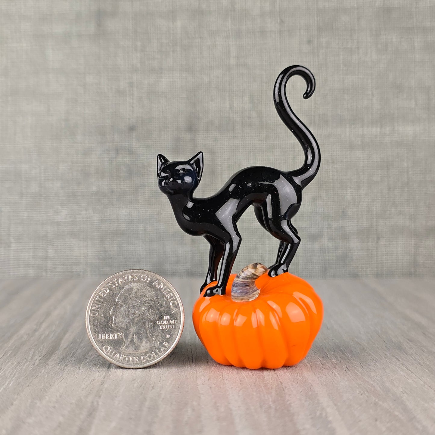 Pumpkin with Black Cat