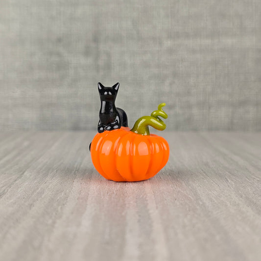 Galaxy & Lava Pumpkin Loaf Trinket