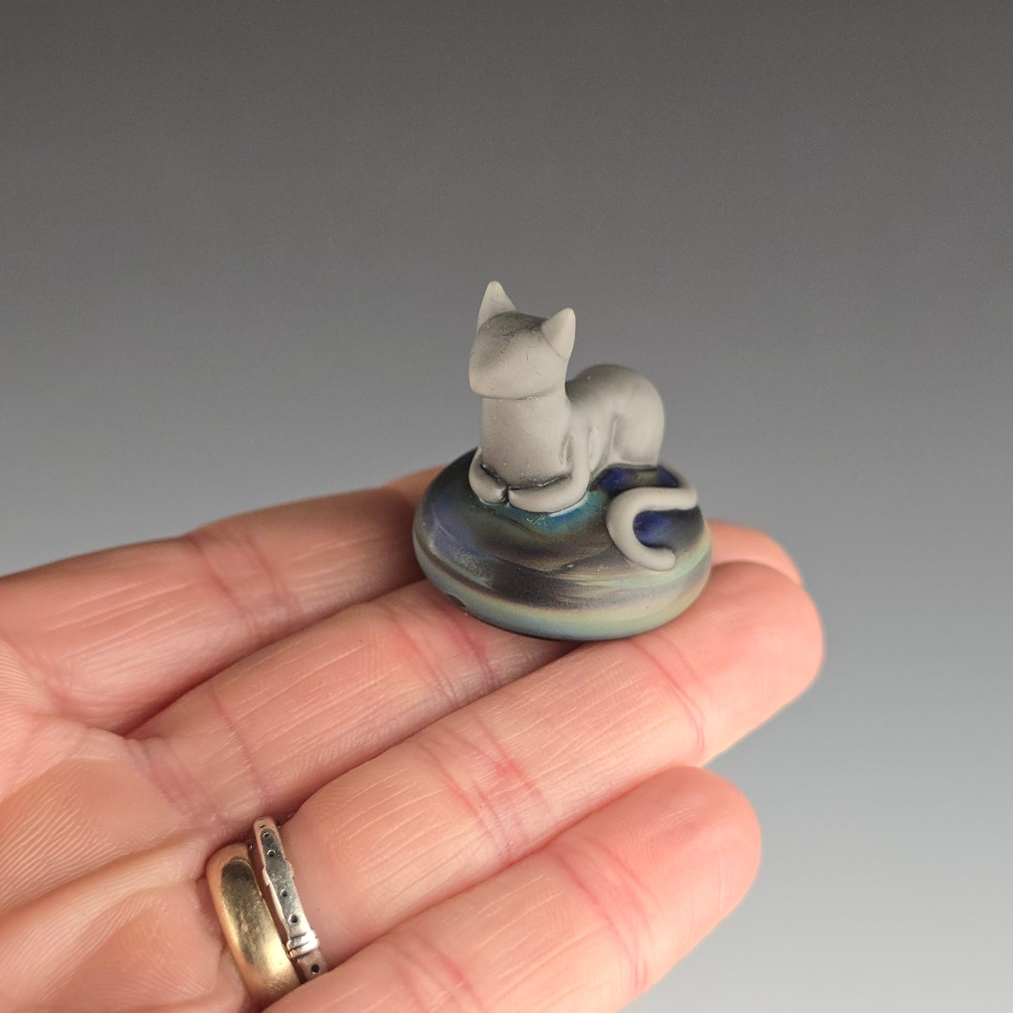 Russian Blue Statuette