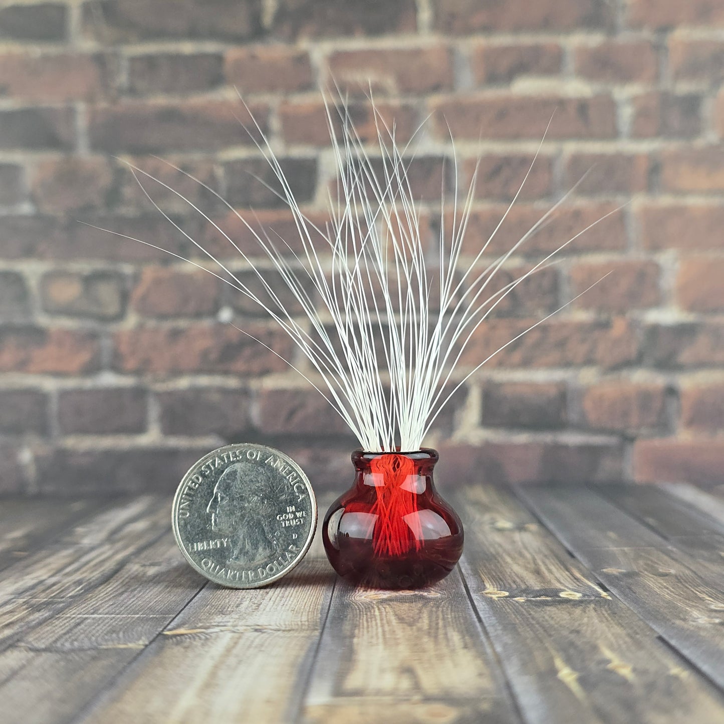 Mini Red Vase