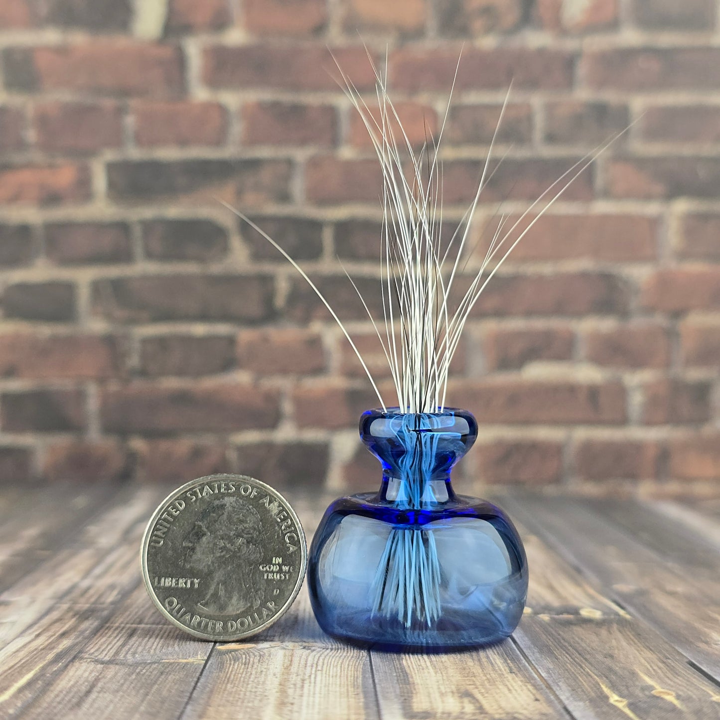 Cobalt Whisker Vase #4