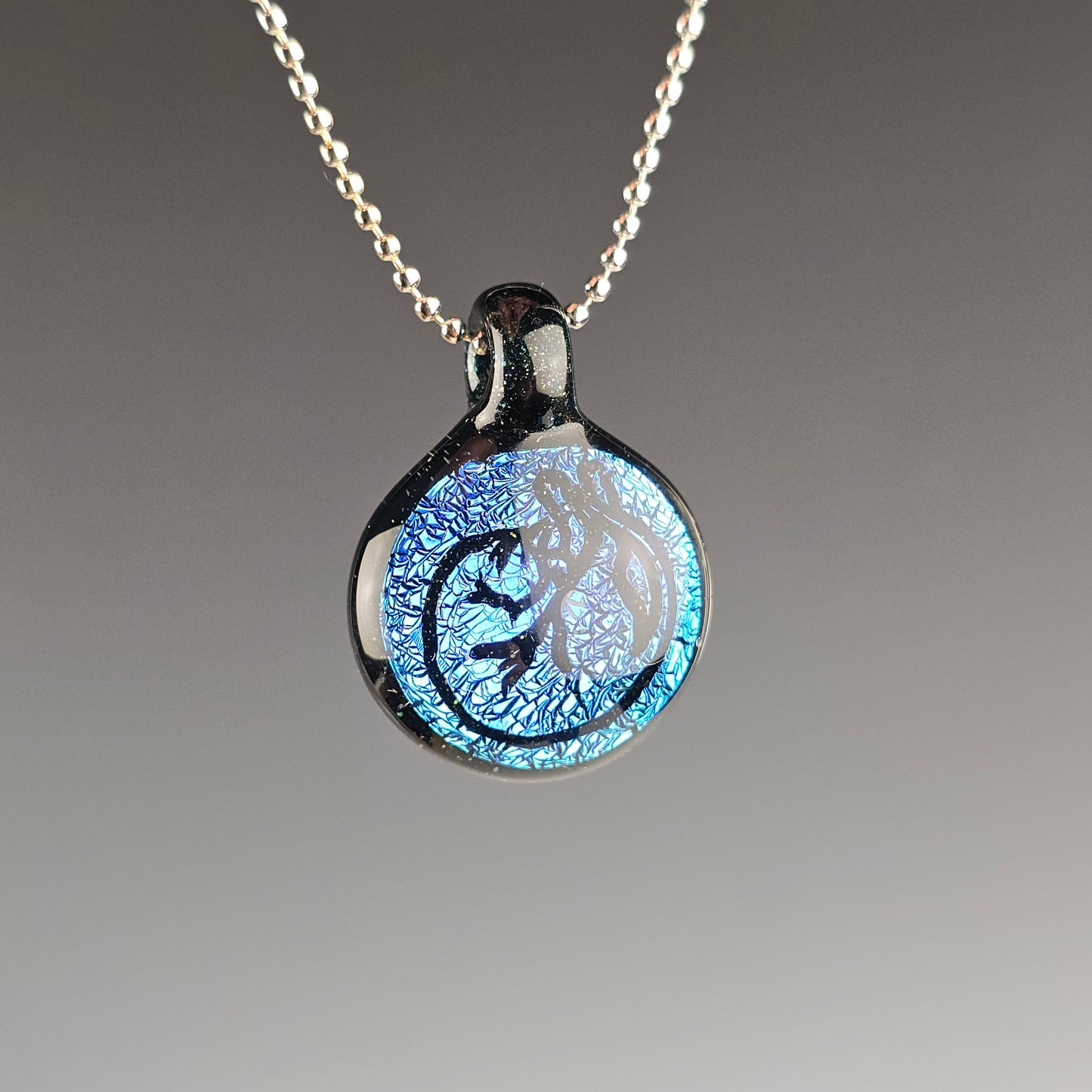 Medium Blue Dichro: Shrimpin' Kitty