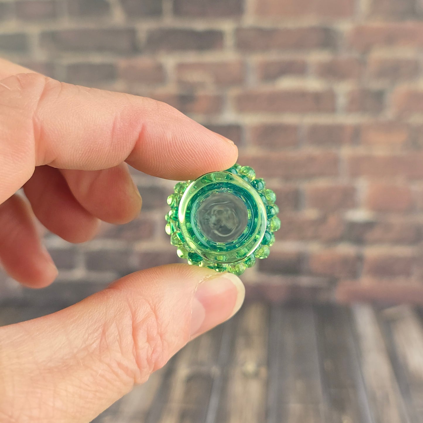 Vaseline Green & Green UV Hobnail