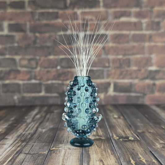Ice Blue with UV Mini Fairy Lamp Replica Whisker Vase
