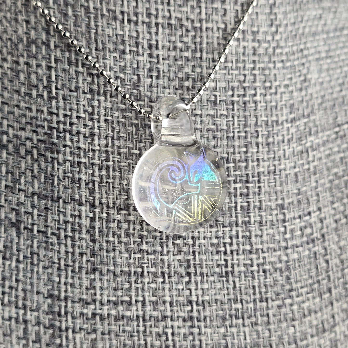 Mini Rainbow Dichro Aztec Kitty: UV Lucy