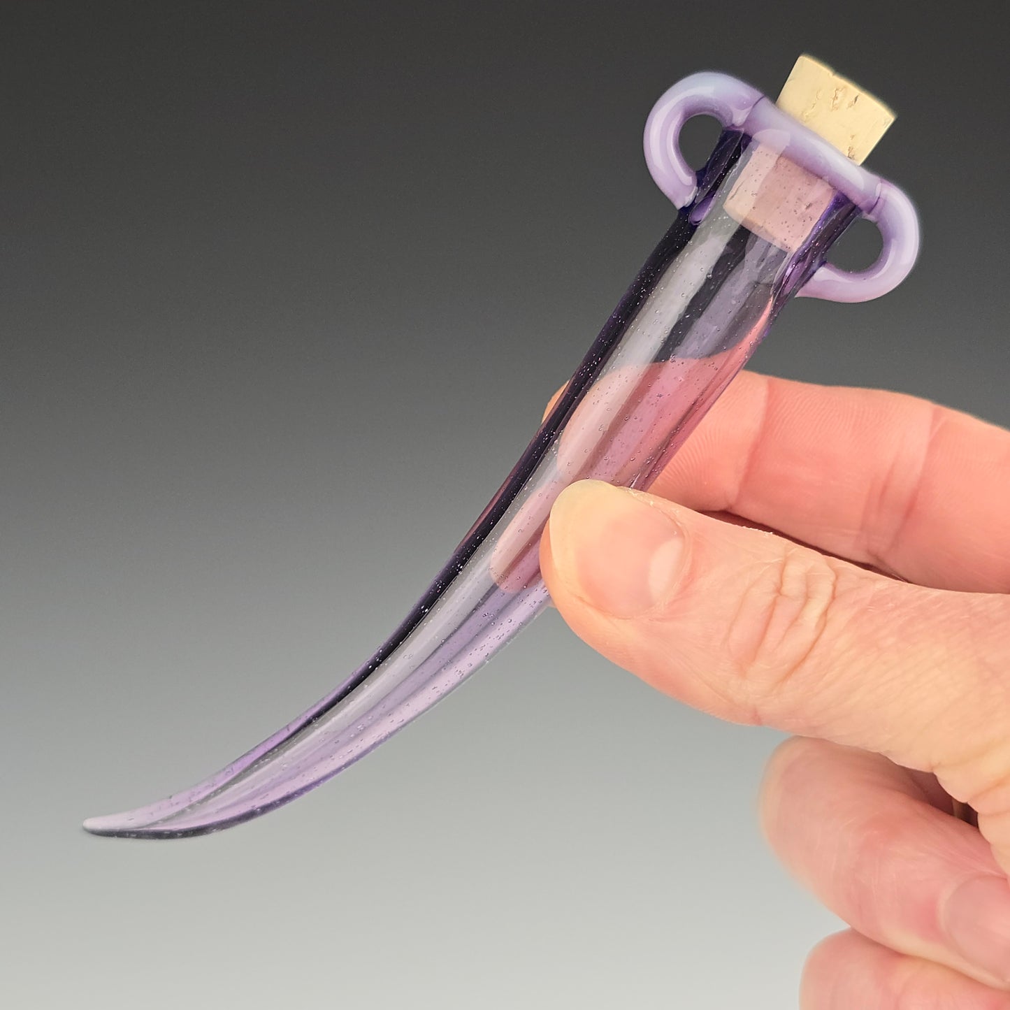 Hanging Whisker Keeper: Purple Lollipop & Wisteria