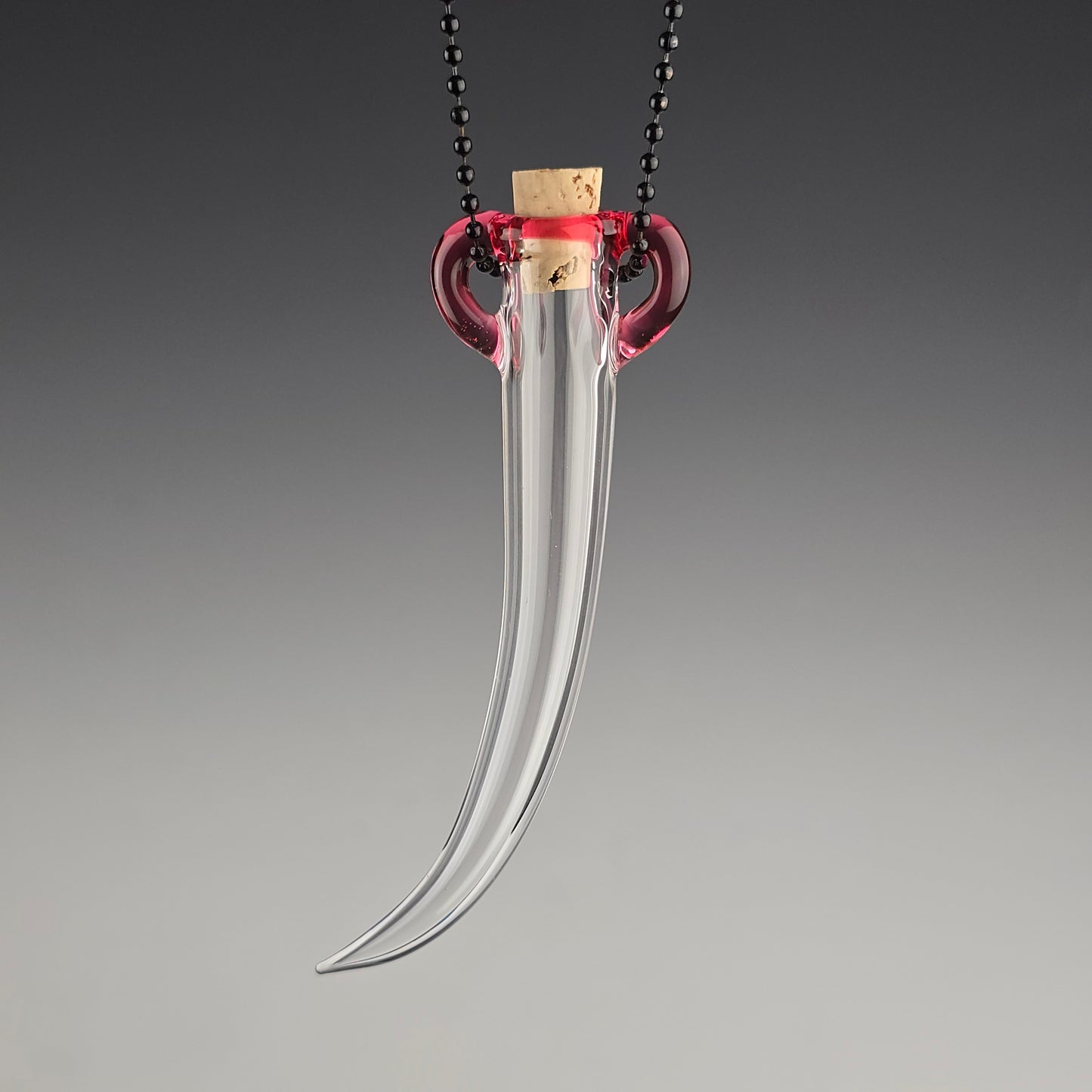 Hanging Whisker Keeper: Tela Magenta 3.25"