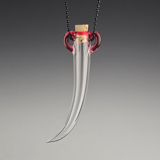 Hanging Whisker Keeper: Tela Magenta 3.25"