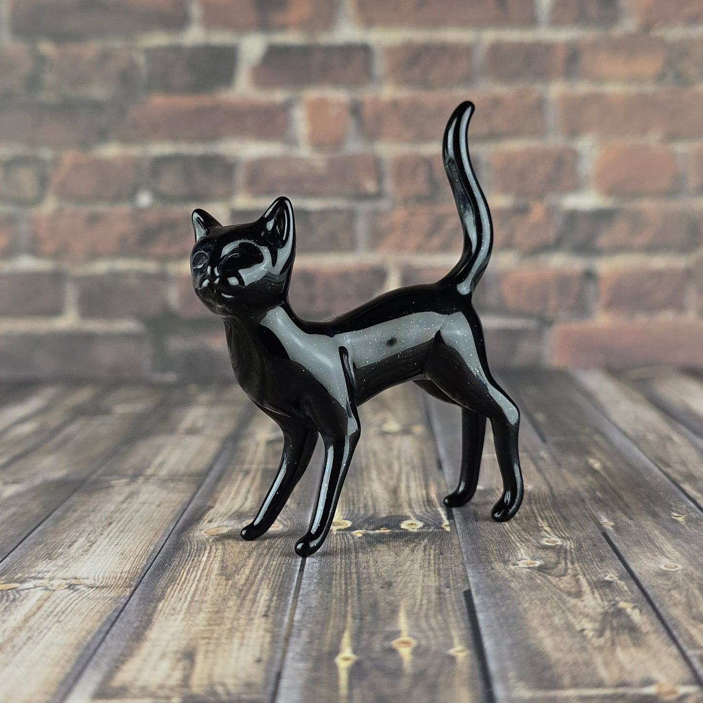 Curious Kitty Sculpture