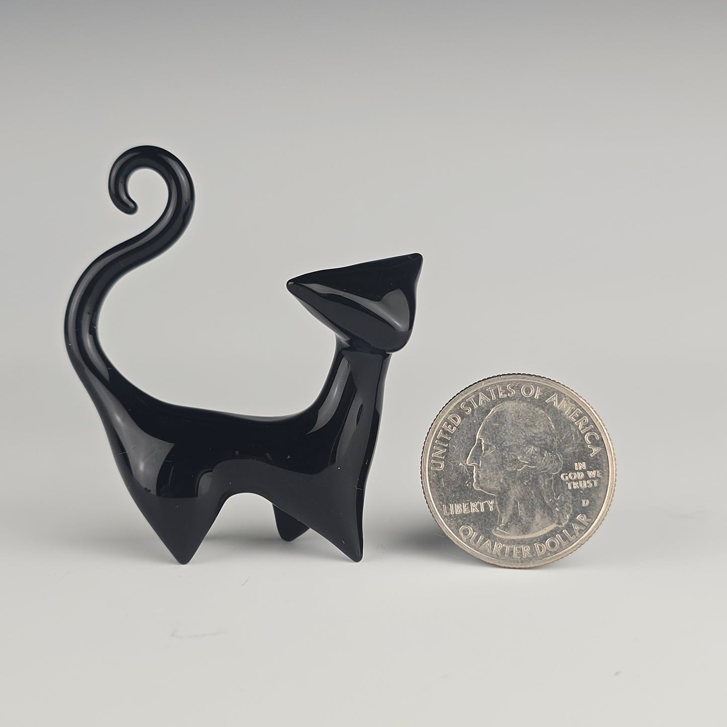 Mini Cubist Atomic Cat Sculpture