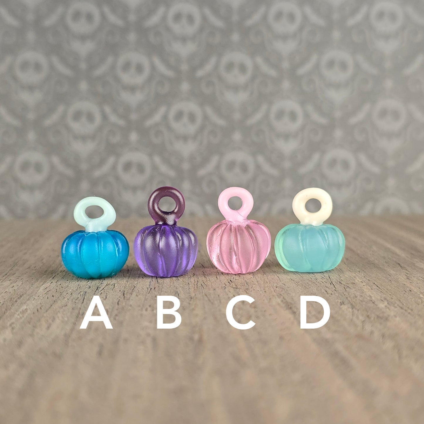 Frosted Pumpkin Pendants
