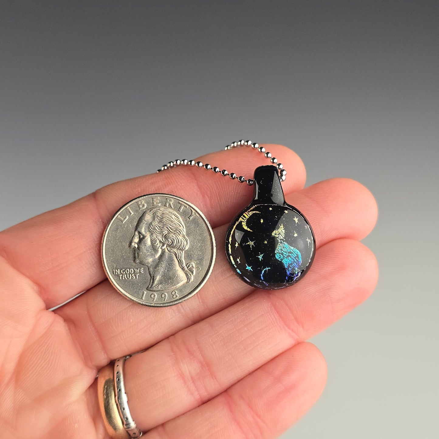 Mini Rainbow Dichro: Galaxy Black - Impurrrfect