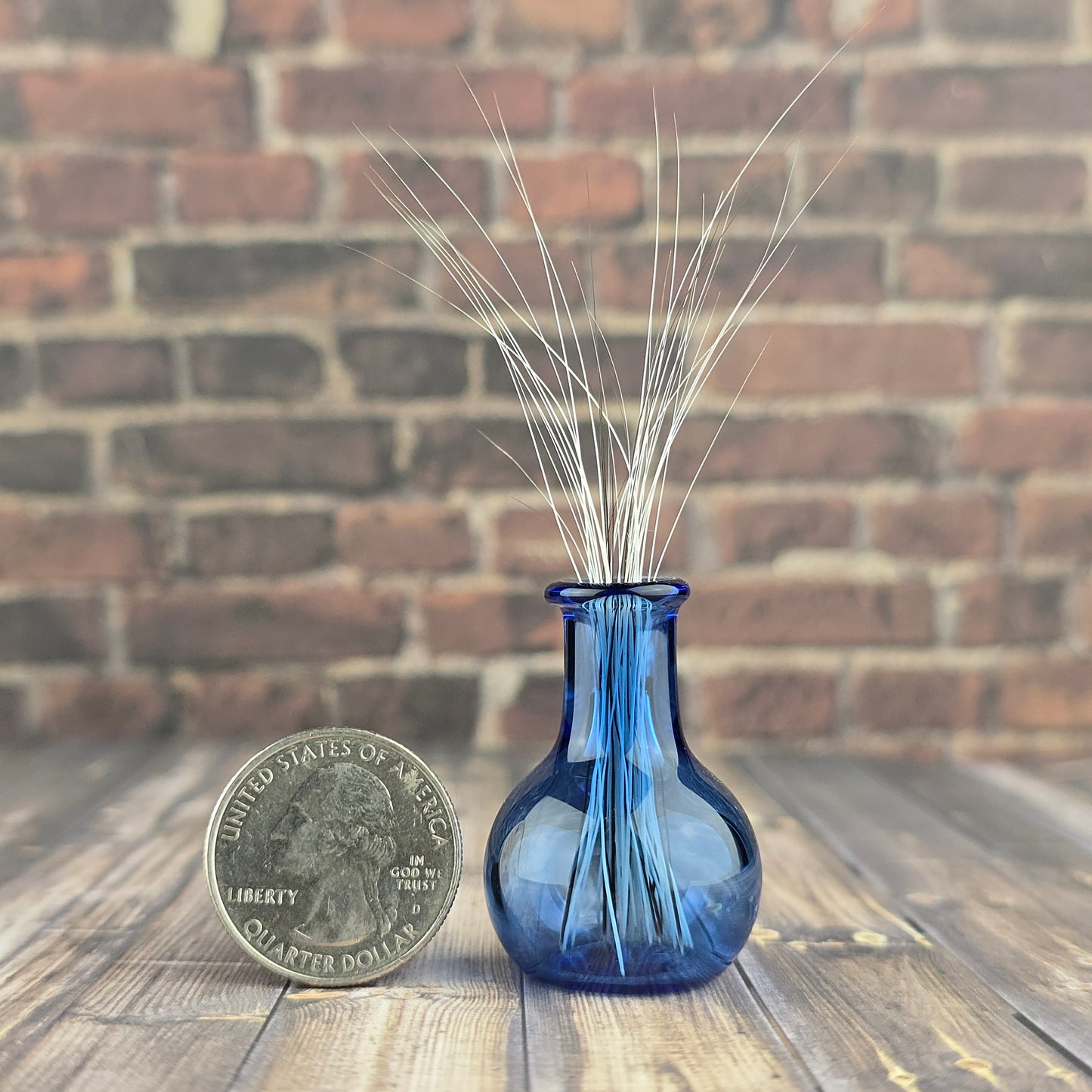 Cobalt Whisker Vase #2