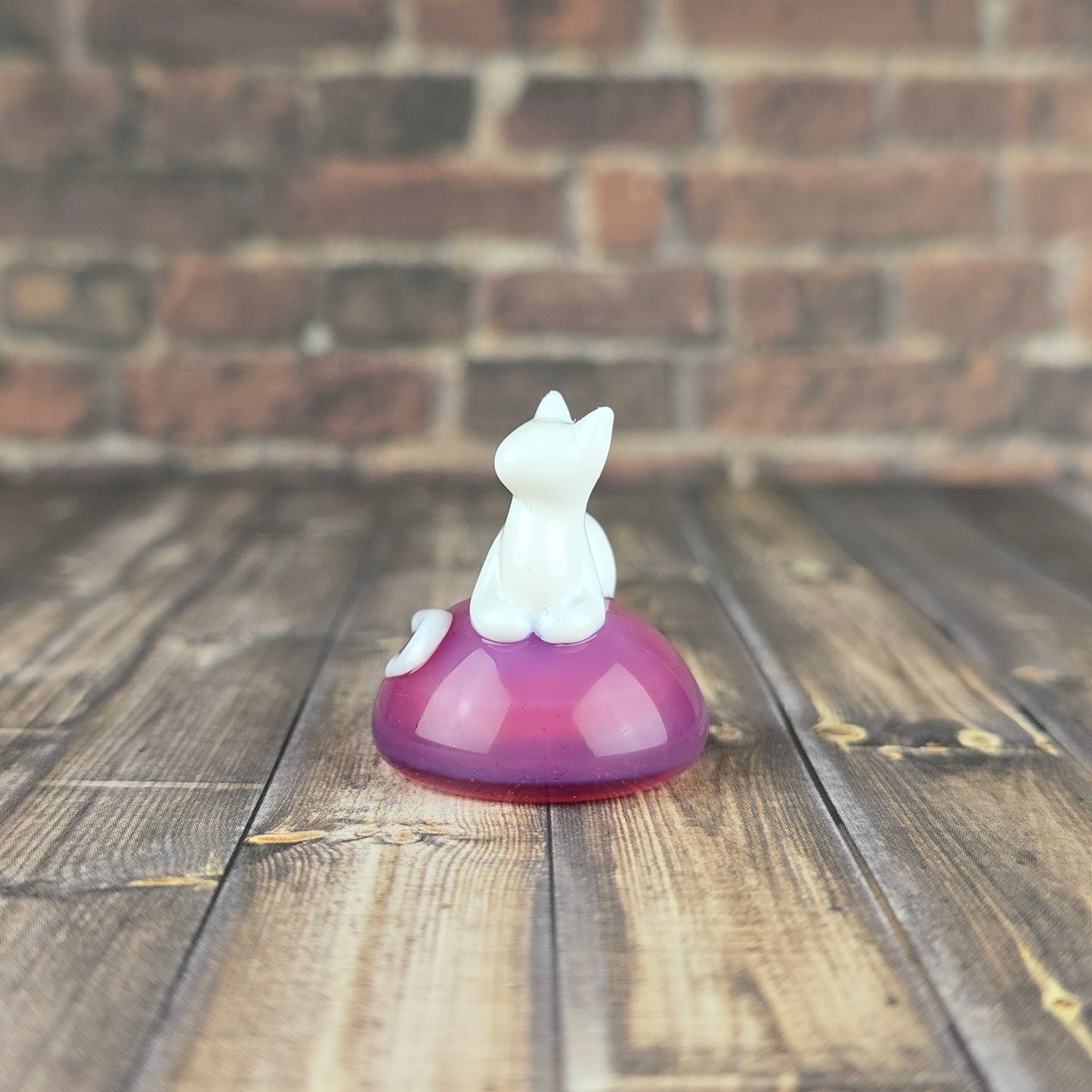 White Kitty Statuette