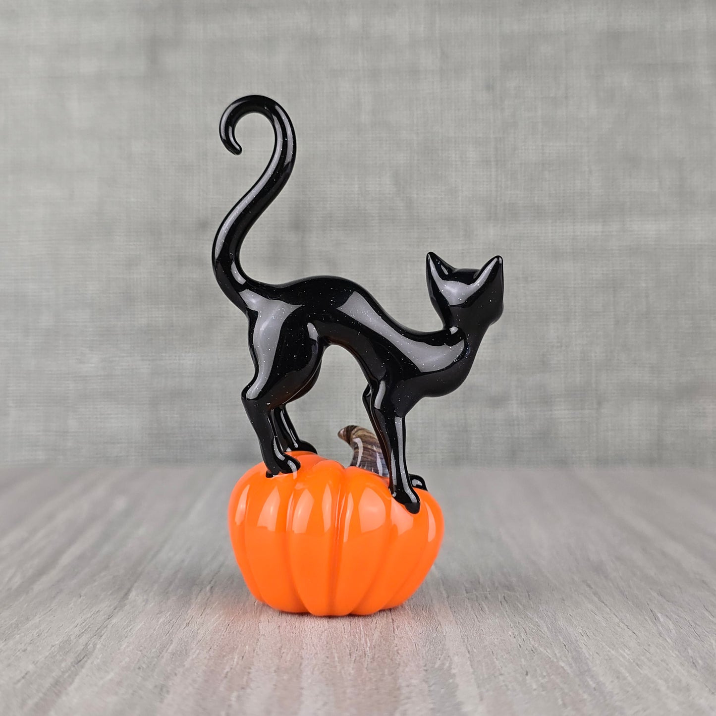 Pumpkin with Black Cat