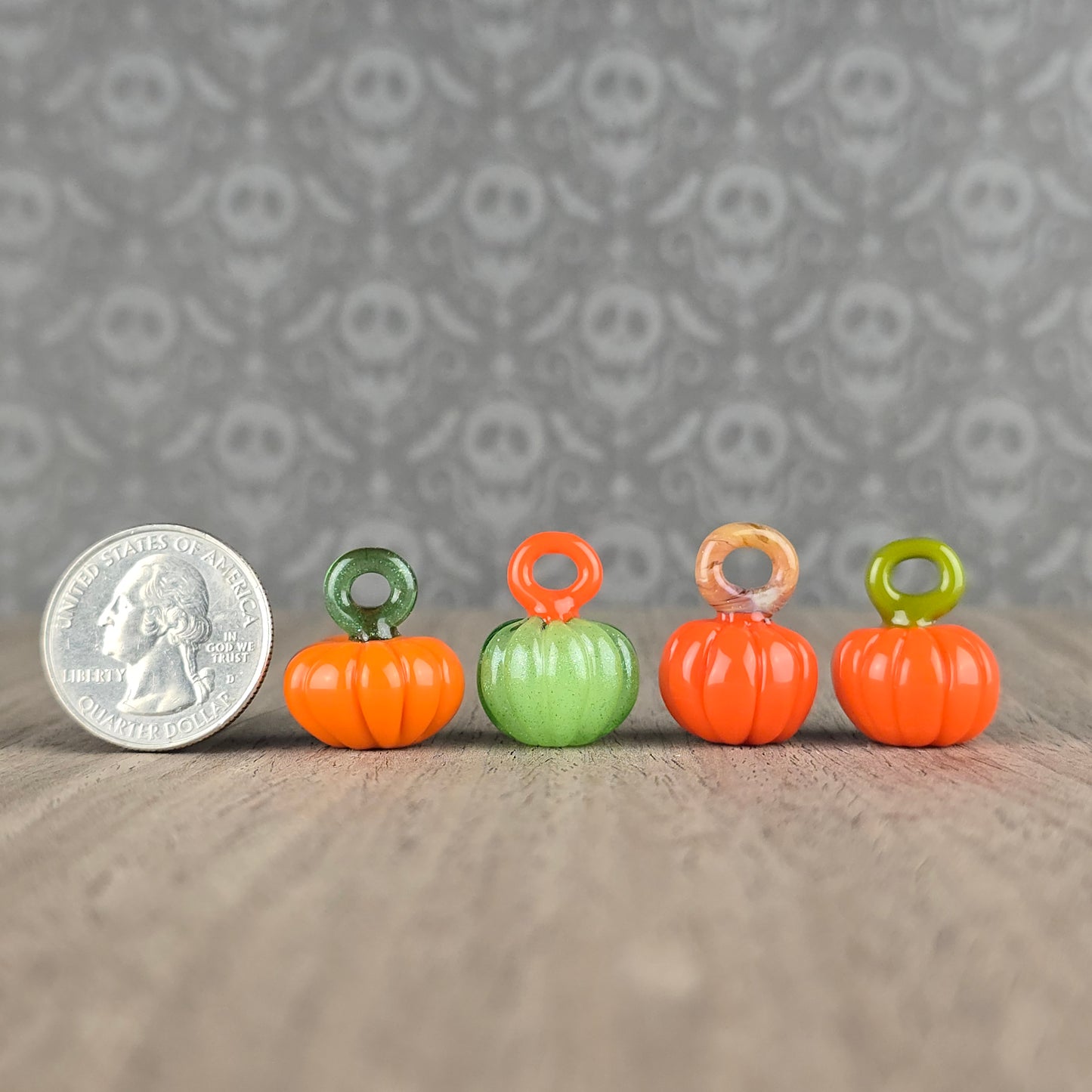 Pumpkin Pendants: Halloween Colors