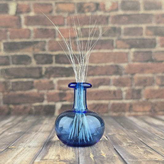 Tall Cobalt Whisker Vase #2