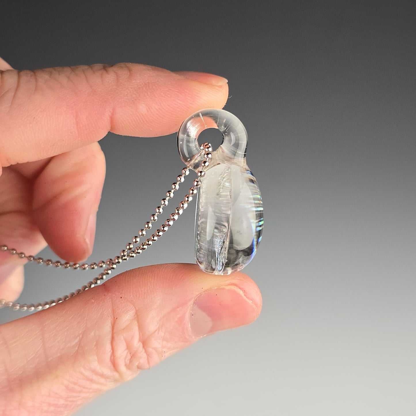 Blue & Gold Fade Dichro Aztec Kitty: UV Lucy