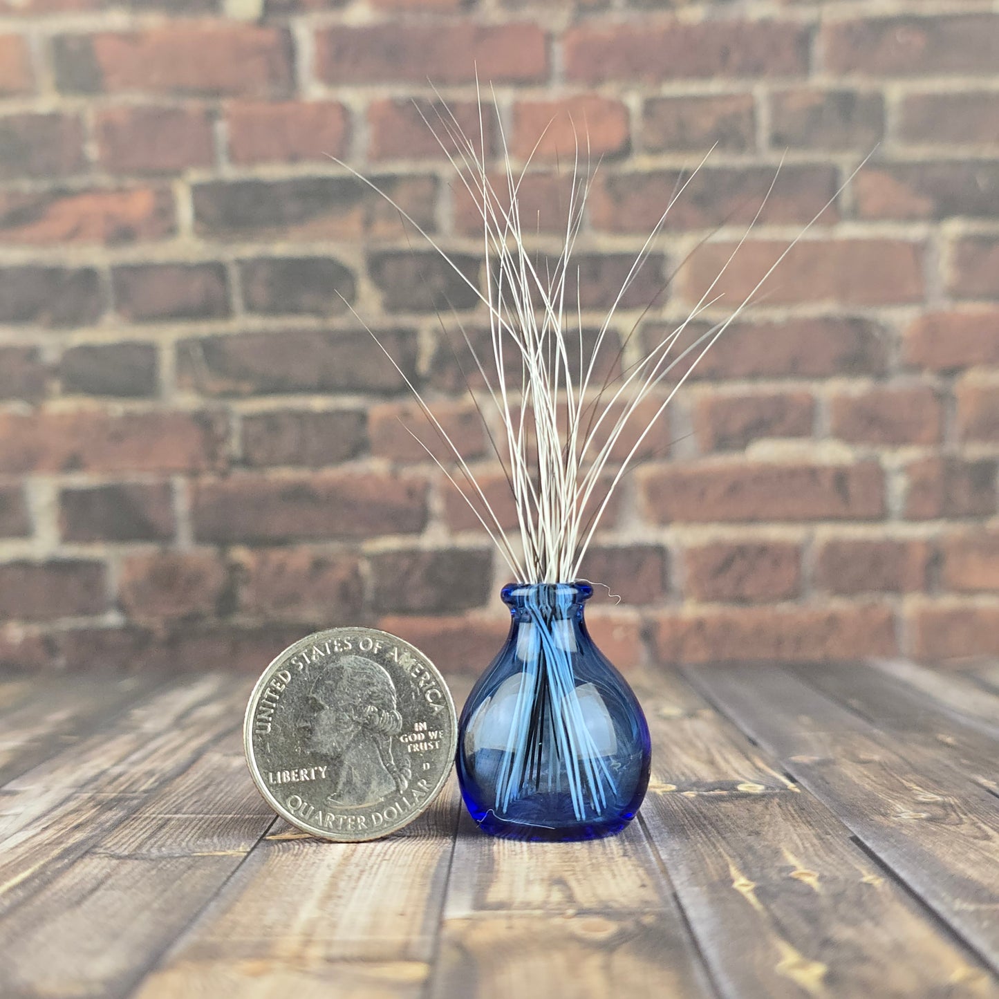 Cobalt Whisker Vase #5
