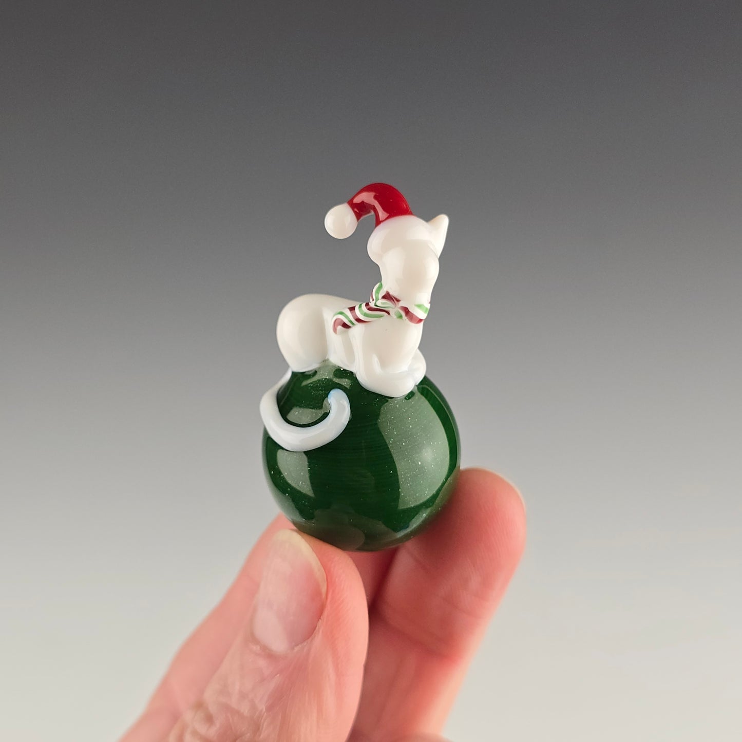 Santa Hat Lotus Loaf on Shamrock Dust 24.4mm