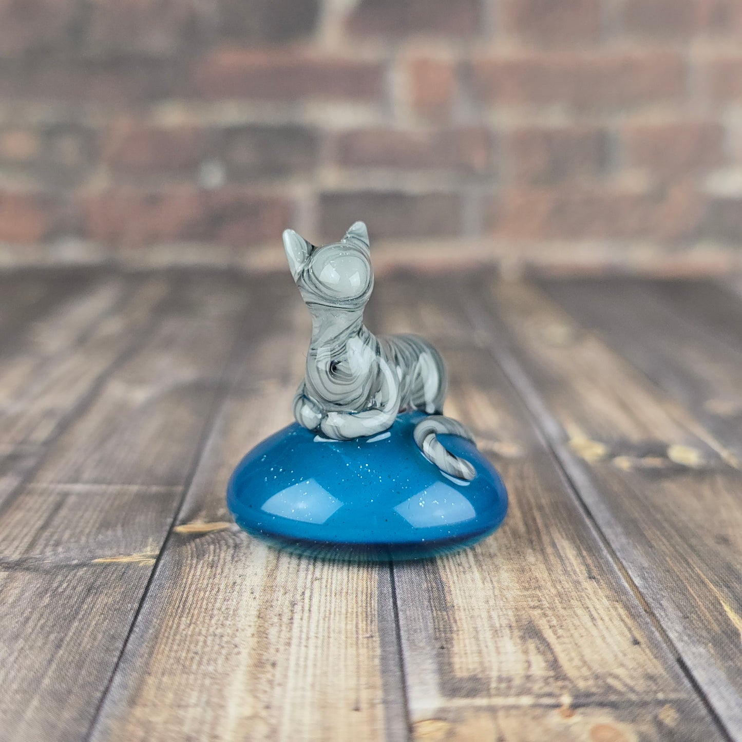 Gray Tabby Statuette