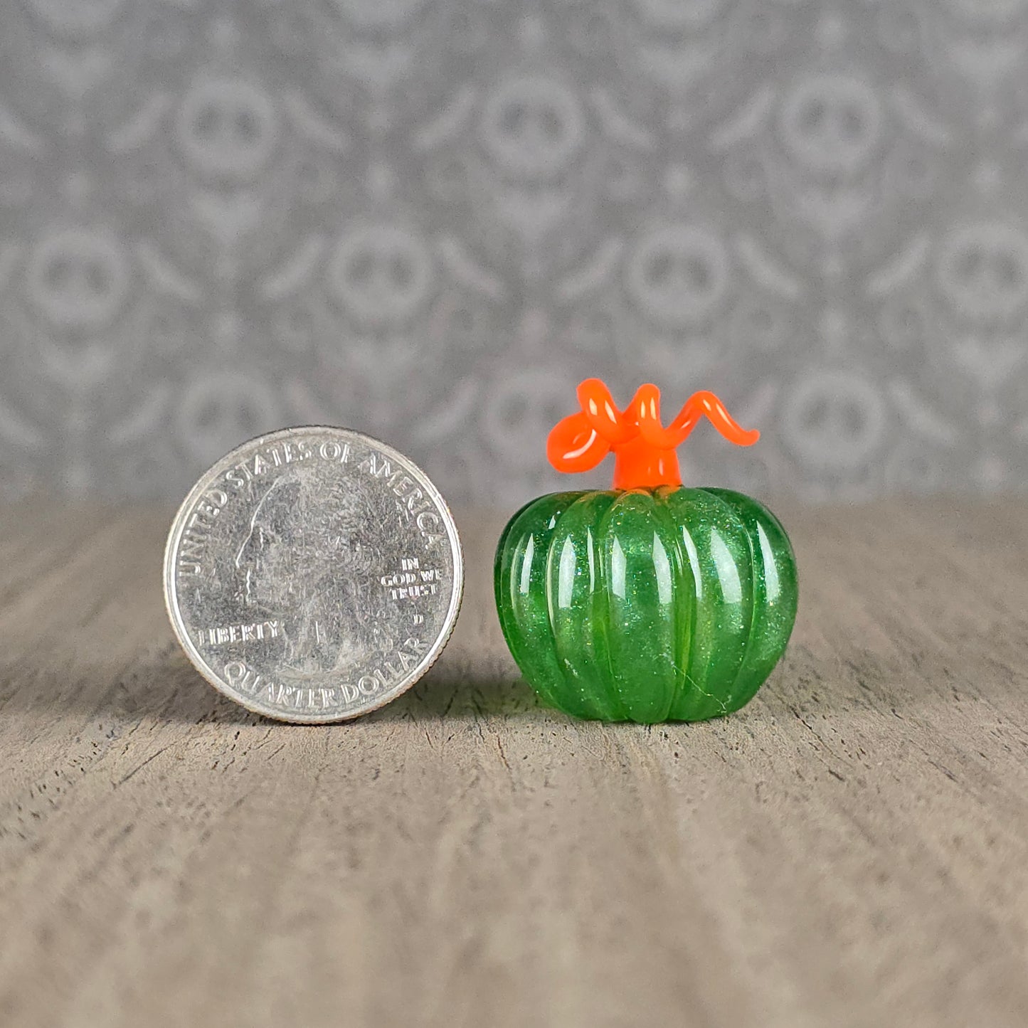 UV Green Stardust with Lava Stem
