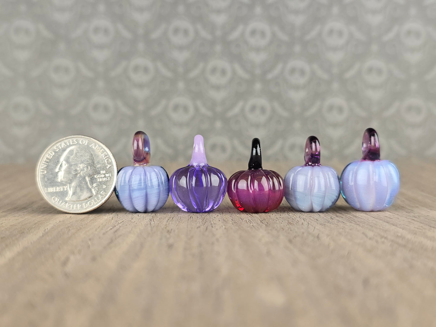 Pumpkin Pendants: Purples